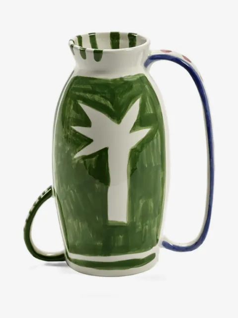 Serax snake-painted vase