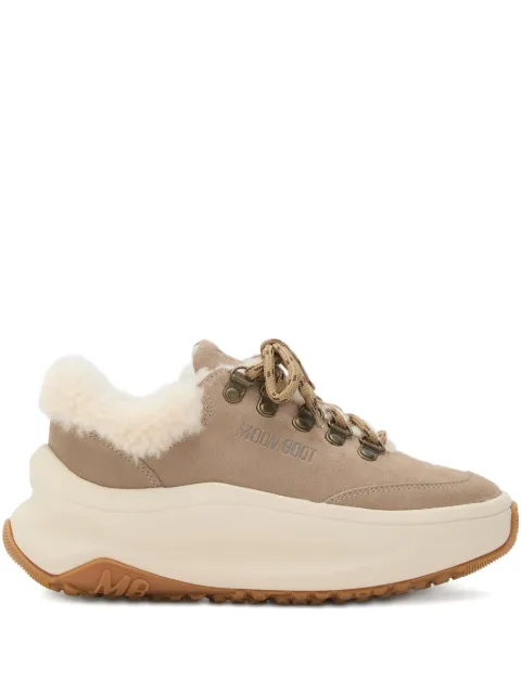 Moon Boot City shearling platform sneakers