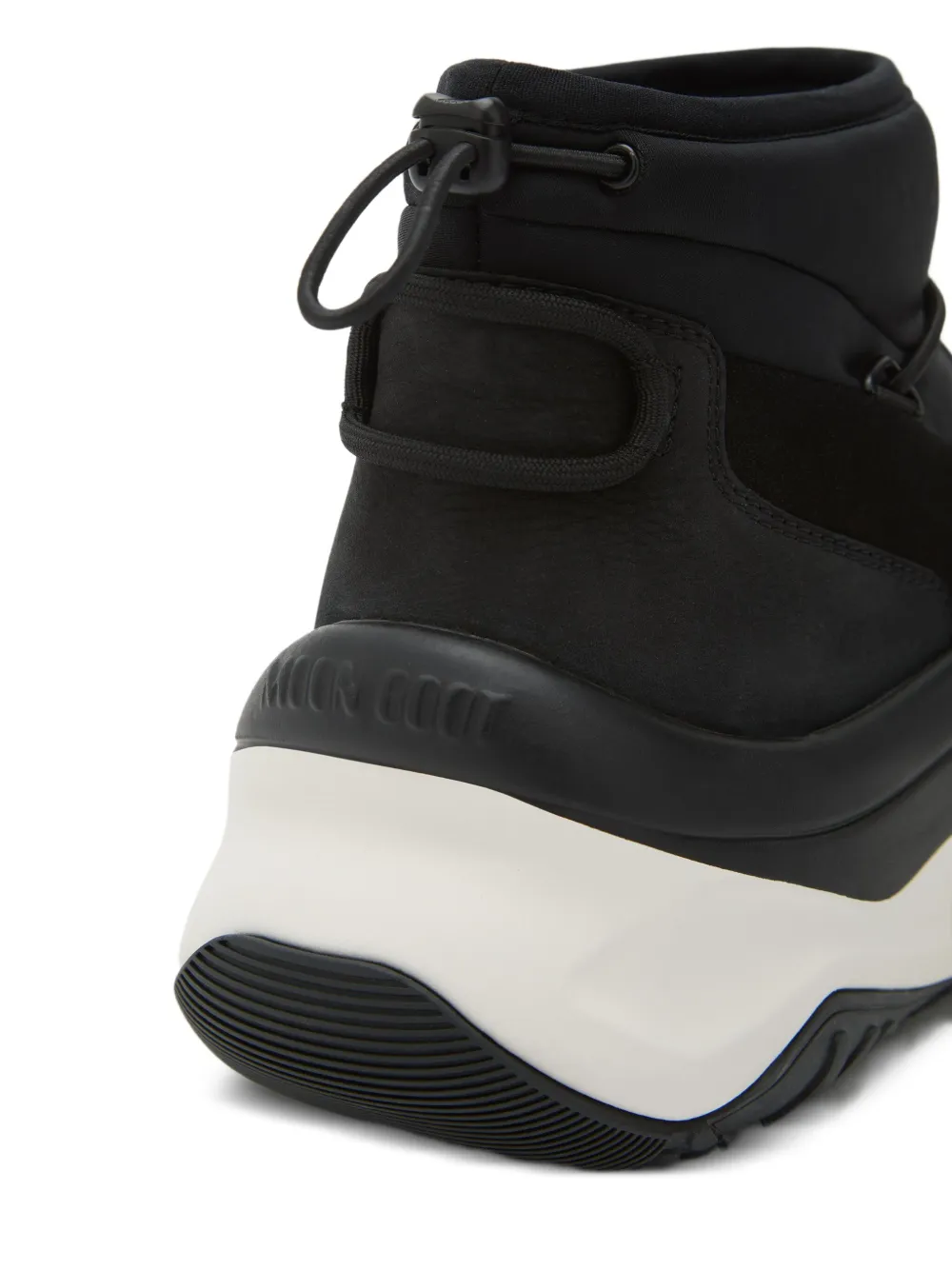 Moon Boot High-top sneakers met plateauzool Zwart