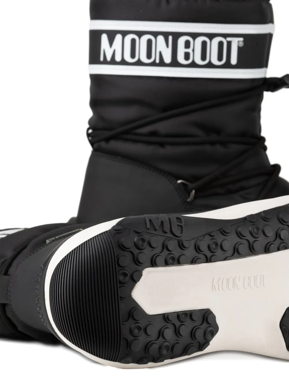 Moon Boot logo-print platform boots Black