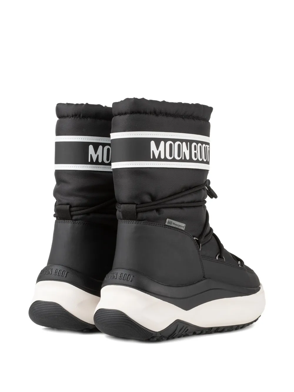 Moon Boot logo-print platform boots Black