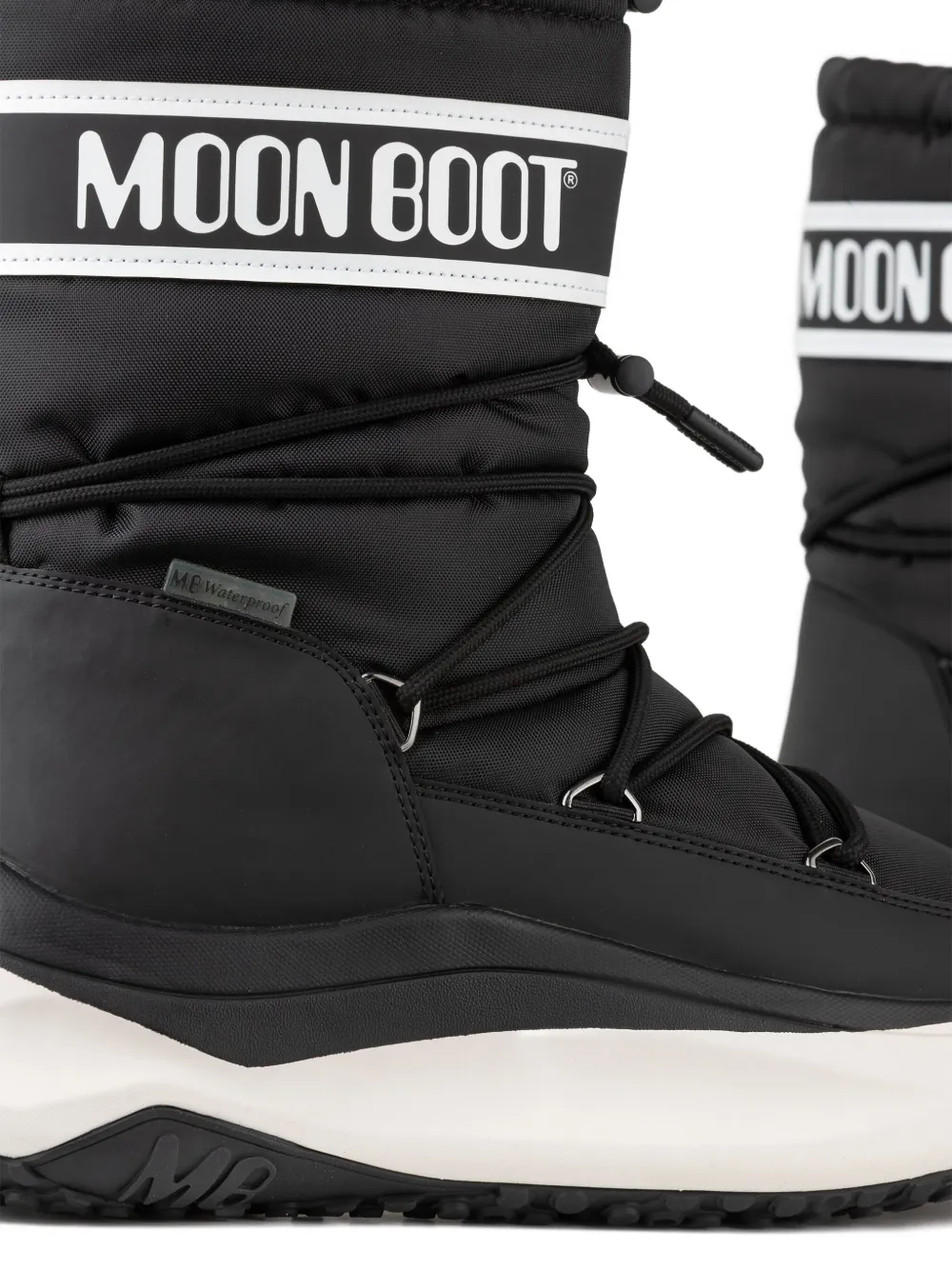 Moon Boot logo-print platform boots Black