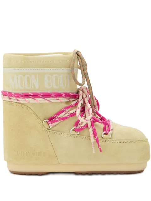 Moon Boot Icon Schnürstiefel aus Wildleder