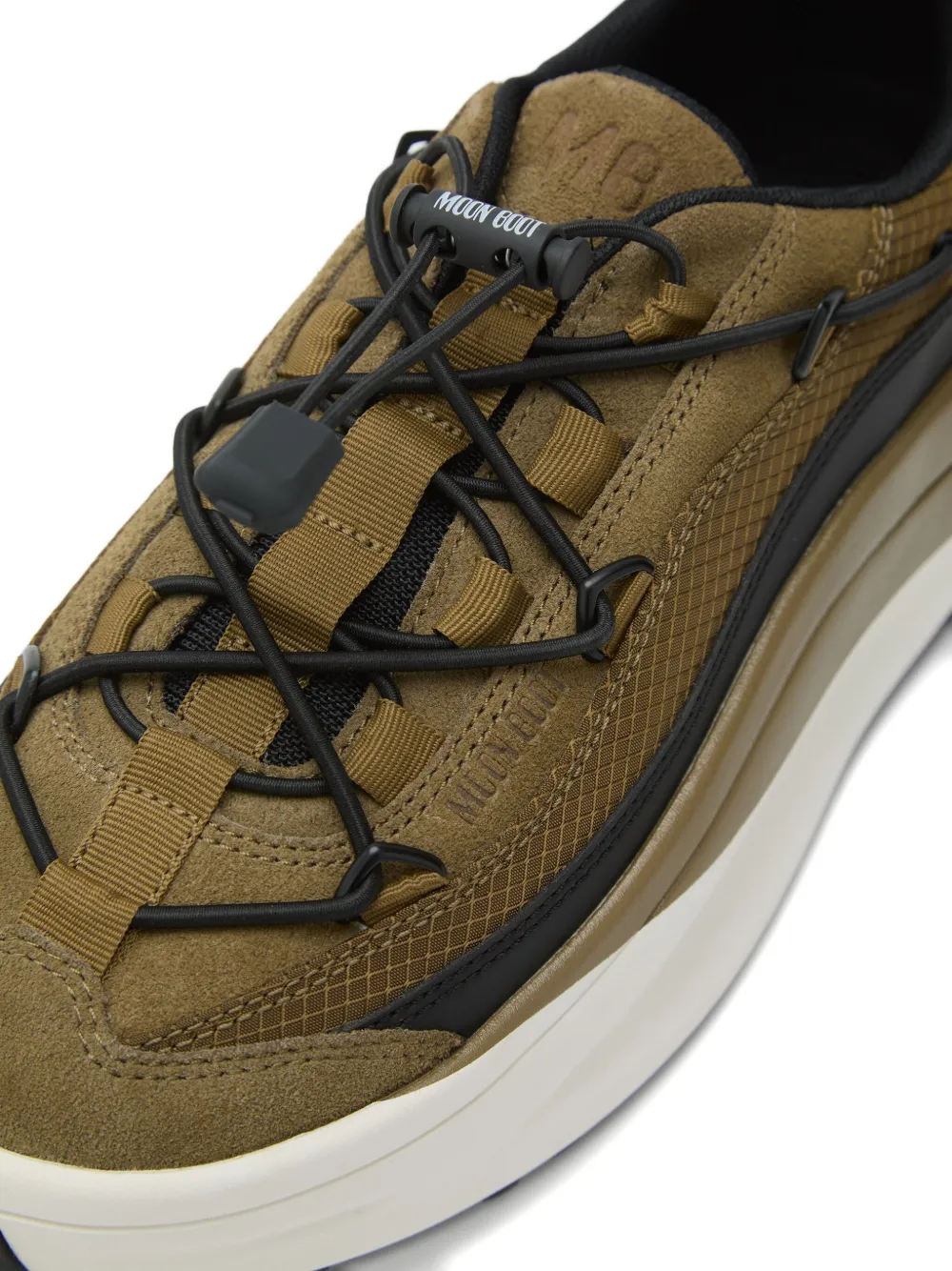 Moon Boot lace-up platform sneakers Green