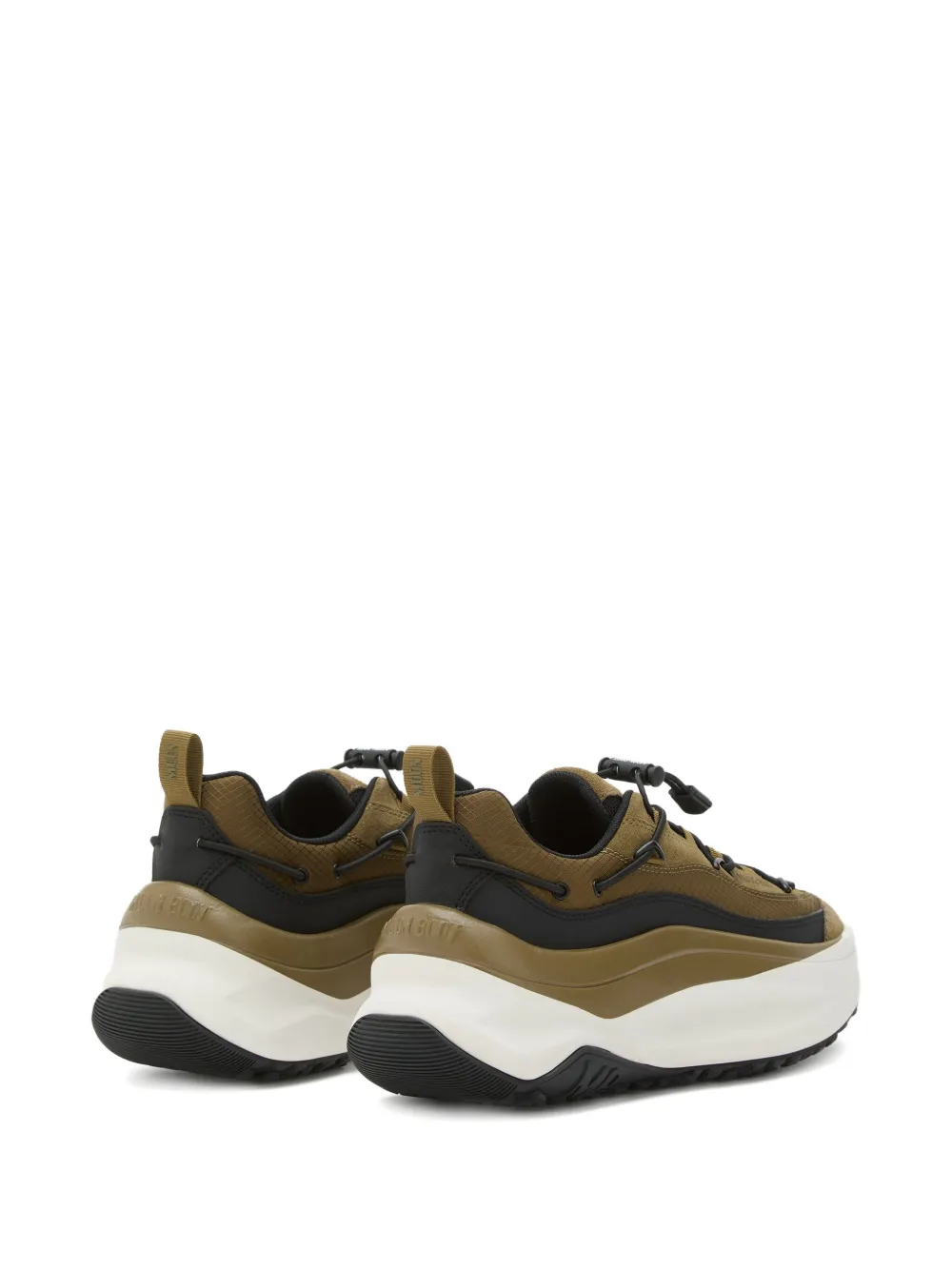 Moon Boot lace-up platform sneakers Green