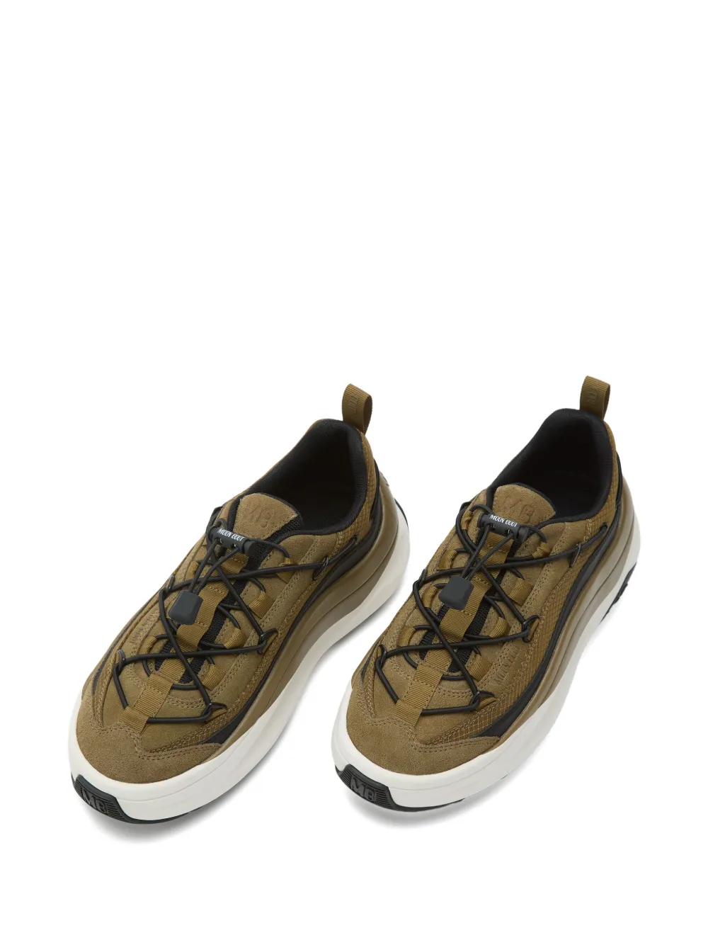 Moon Boot lace-up platform sneakers Green