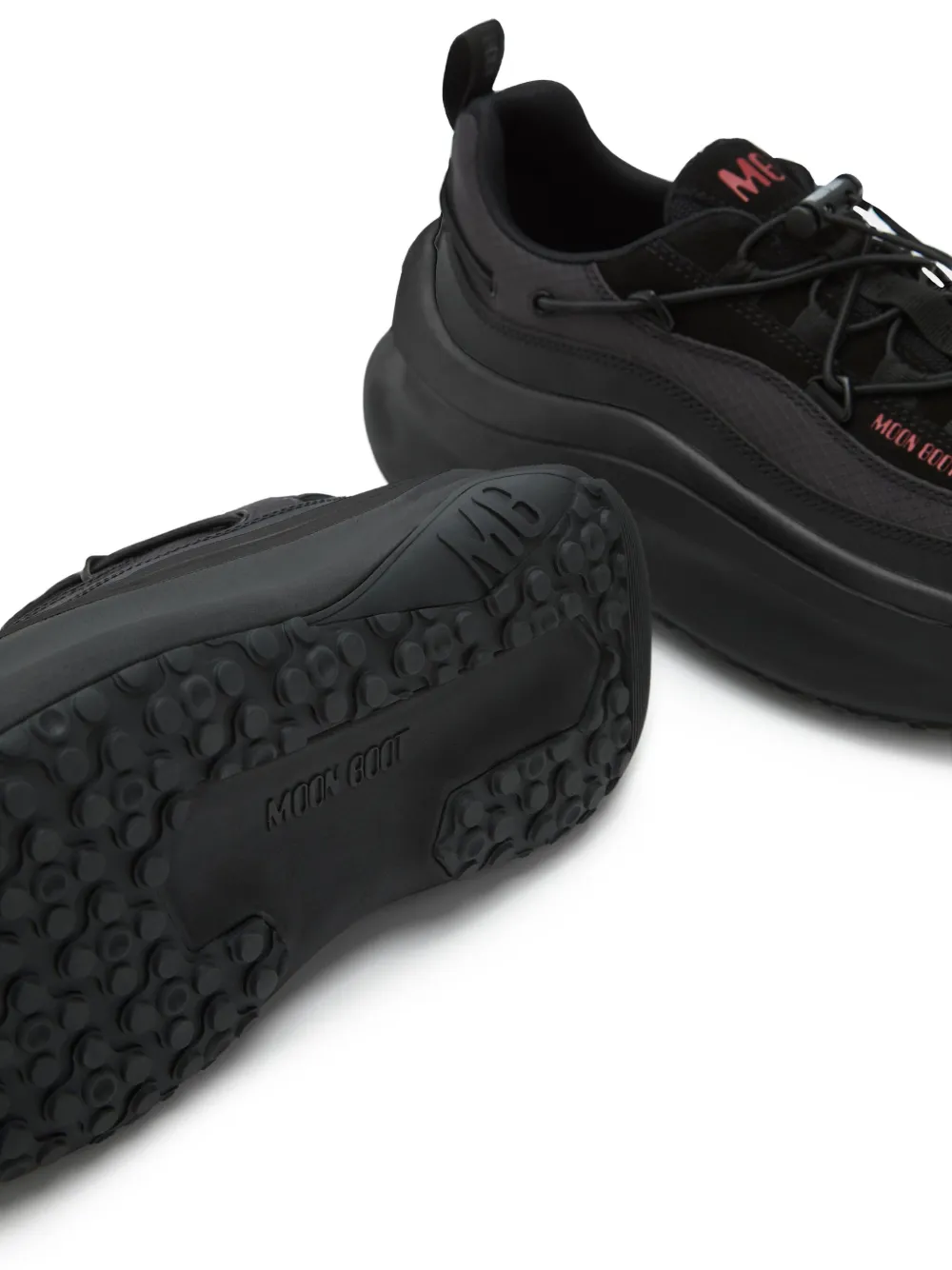 Moon Boot Sneakers met plateauzool Zwart