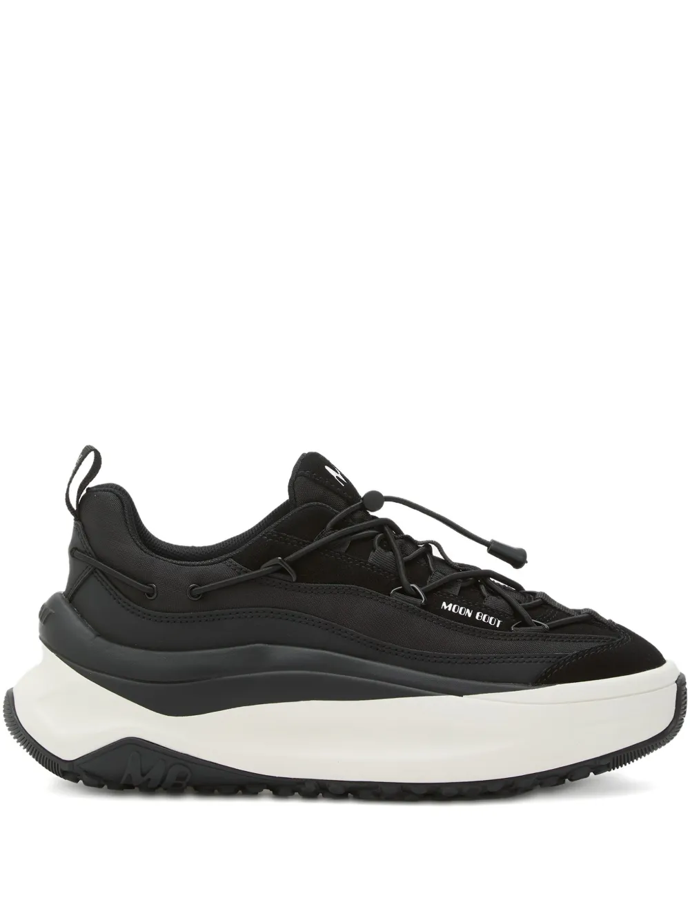 Moon Boot logo-embellished platform sneakers Black