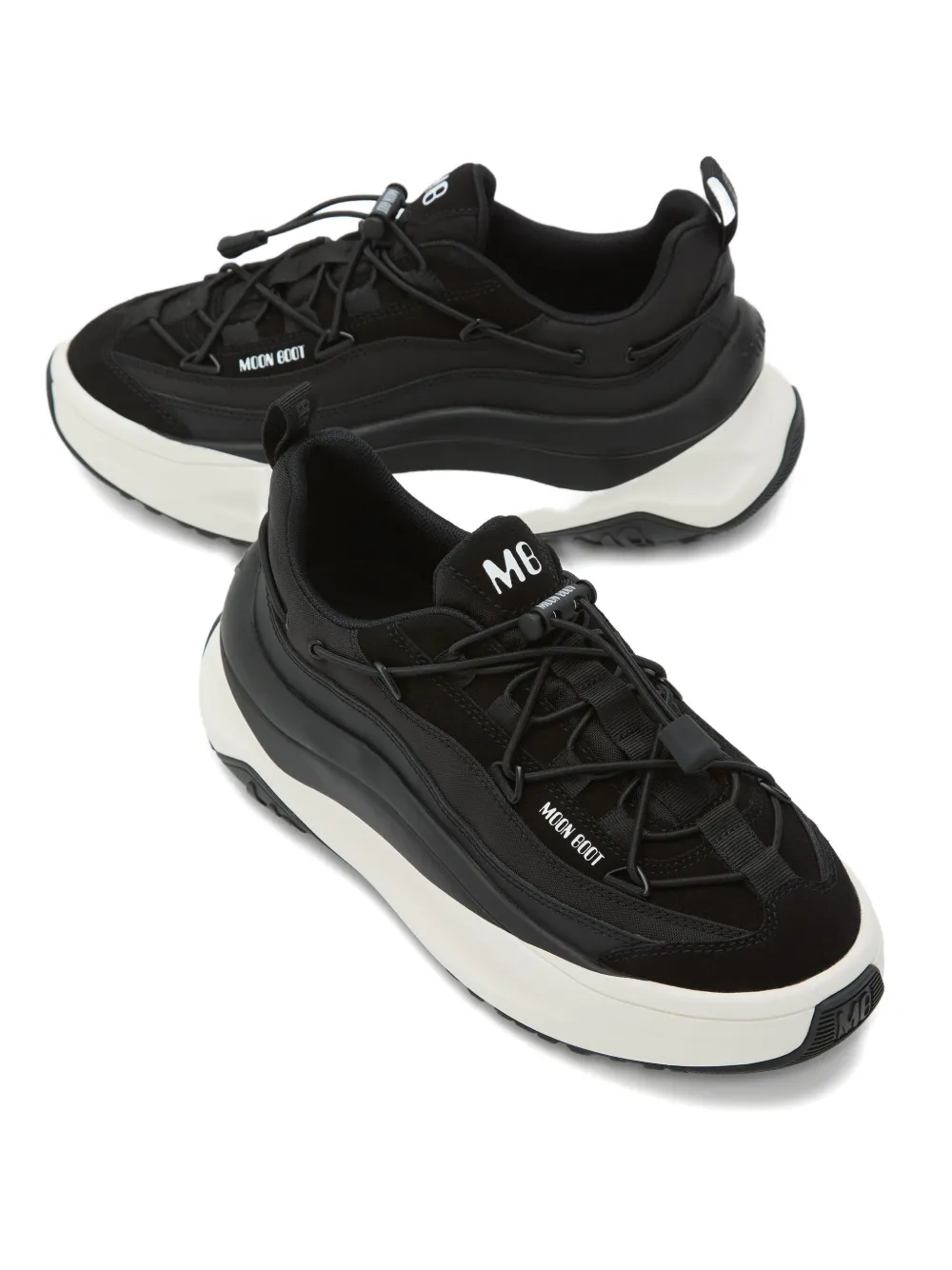 Moon Boot logo-embellished platform sneakers Black