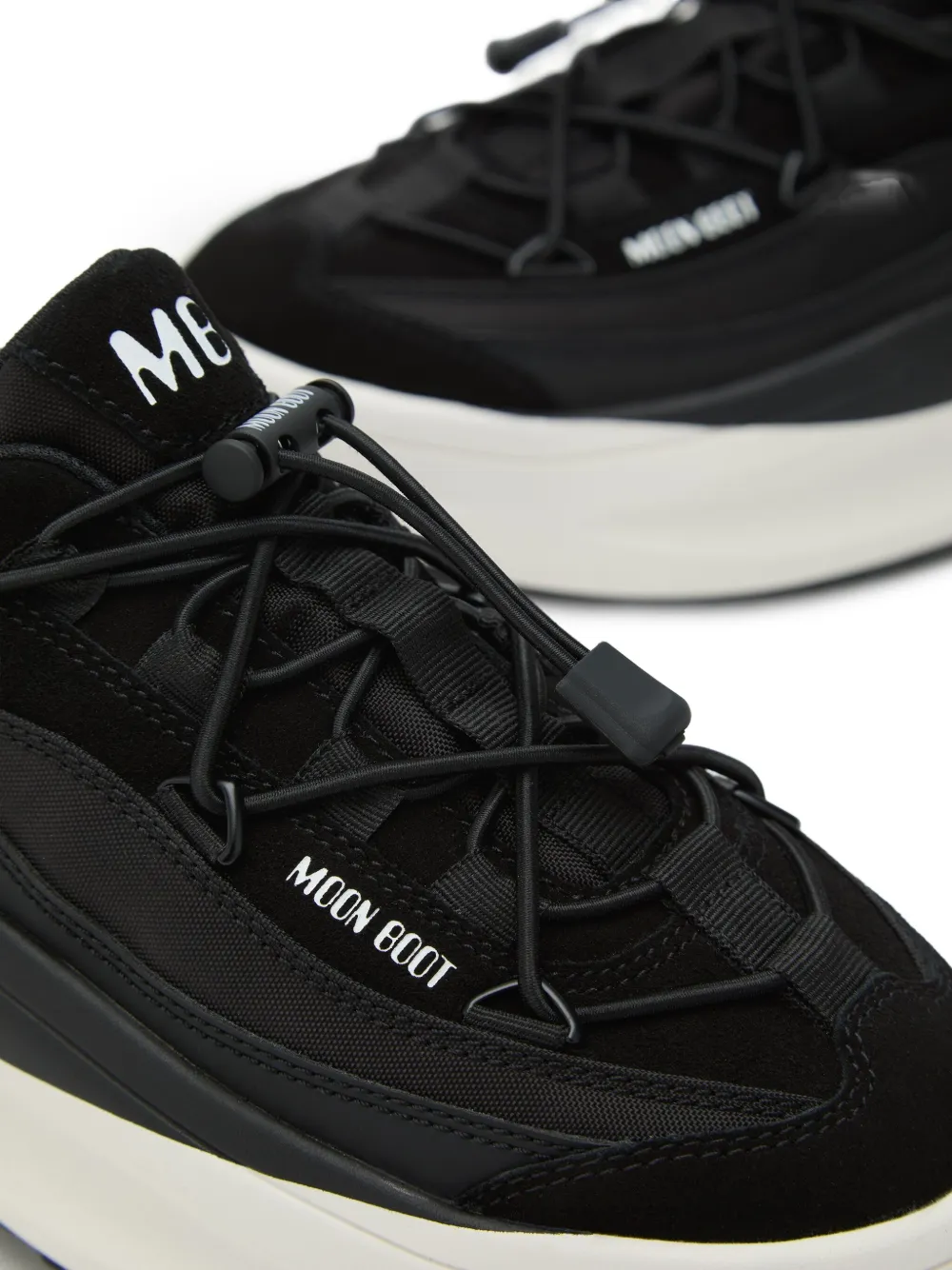 Moon Boot logo-embellished platform sneakers Black