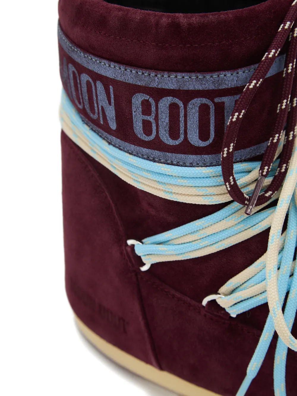 Moon Boot suede boots Red