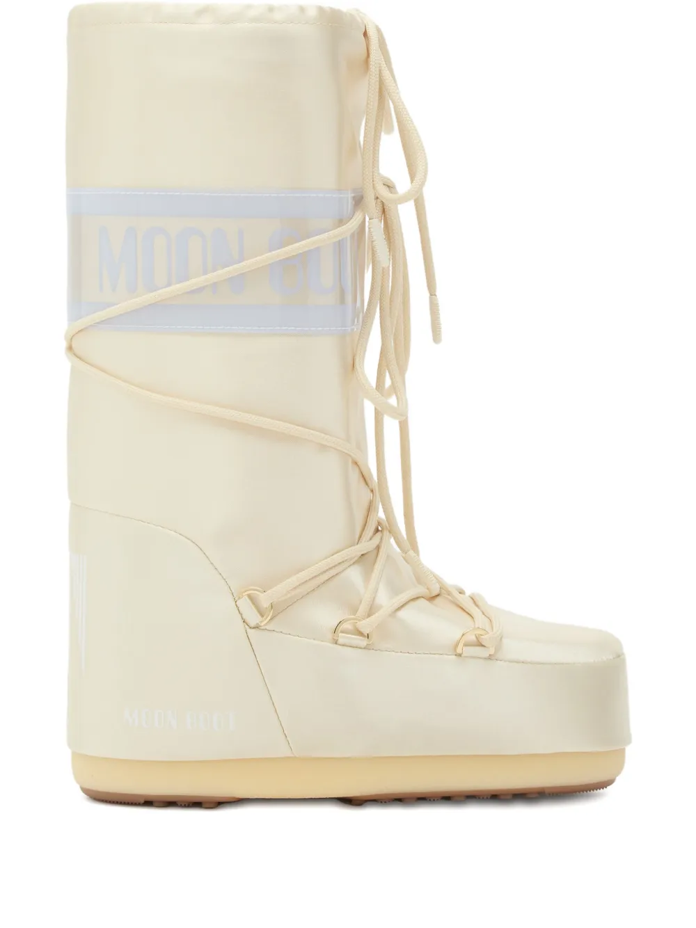 Moon Boot Icon padded lace-up boots Neutrals
