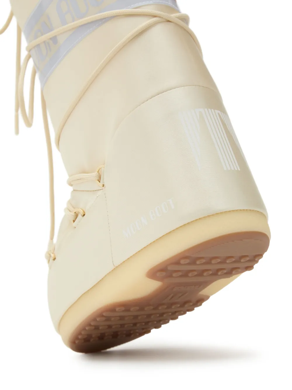 Moon Boot Icon padded lace-up boots Neutrals