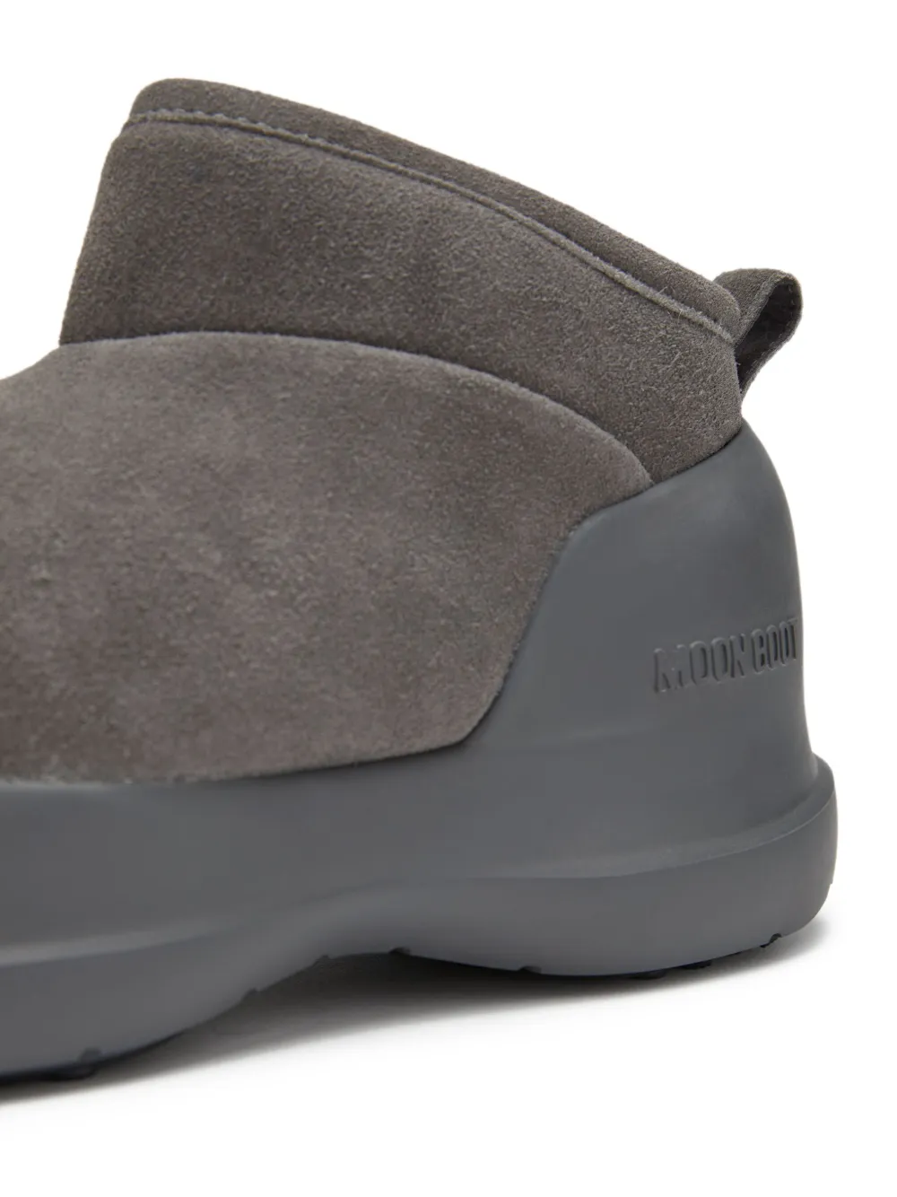 Moon Boot Mezzaluna Rain Boots In Gray