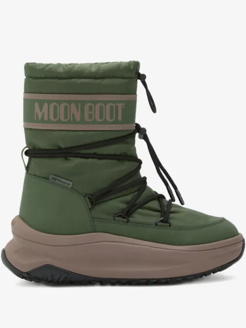 Moon Boot botas de lluvia con cordones