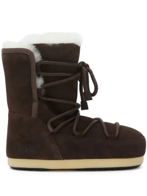 Moon Boot EVX lace-up shearling boots