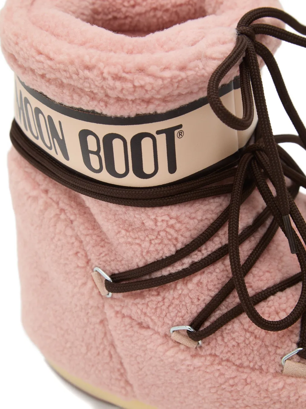Moon Boot shearling snow boots Pink