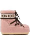 Moon Boot shearling snow boots - Pink