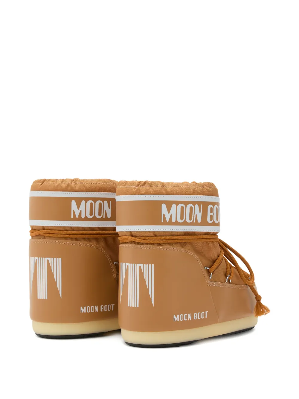 Moon Boot Icon padded logo-band boots Brown