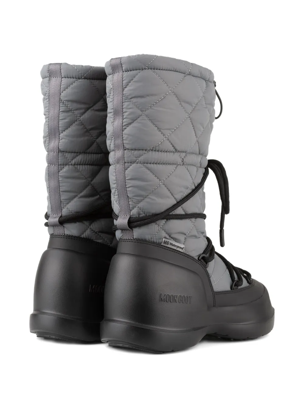 Moon Boot quilted rain boots Grey