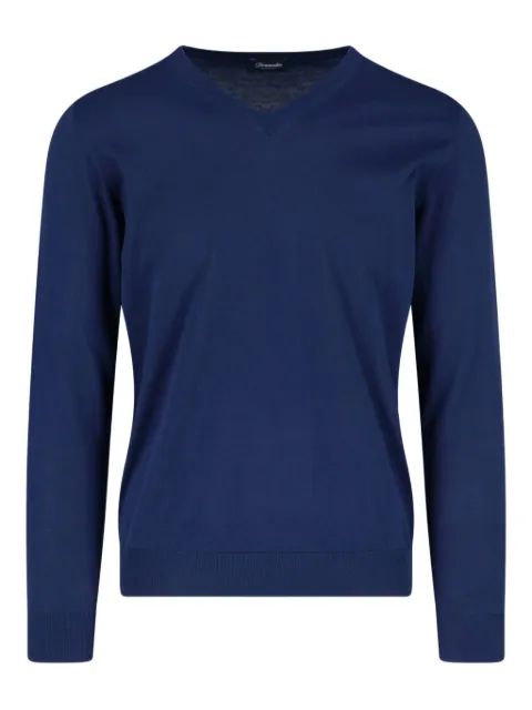 Drumohr V-neck long-sleeve sweater