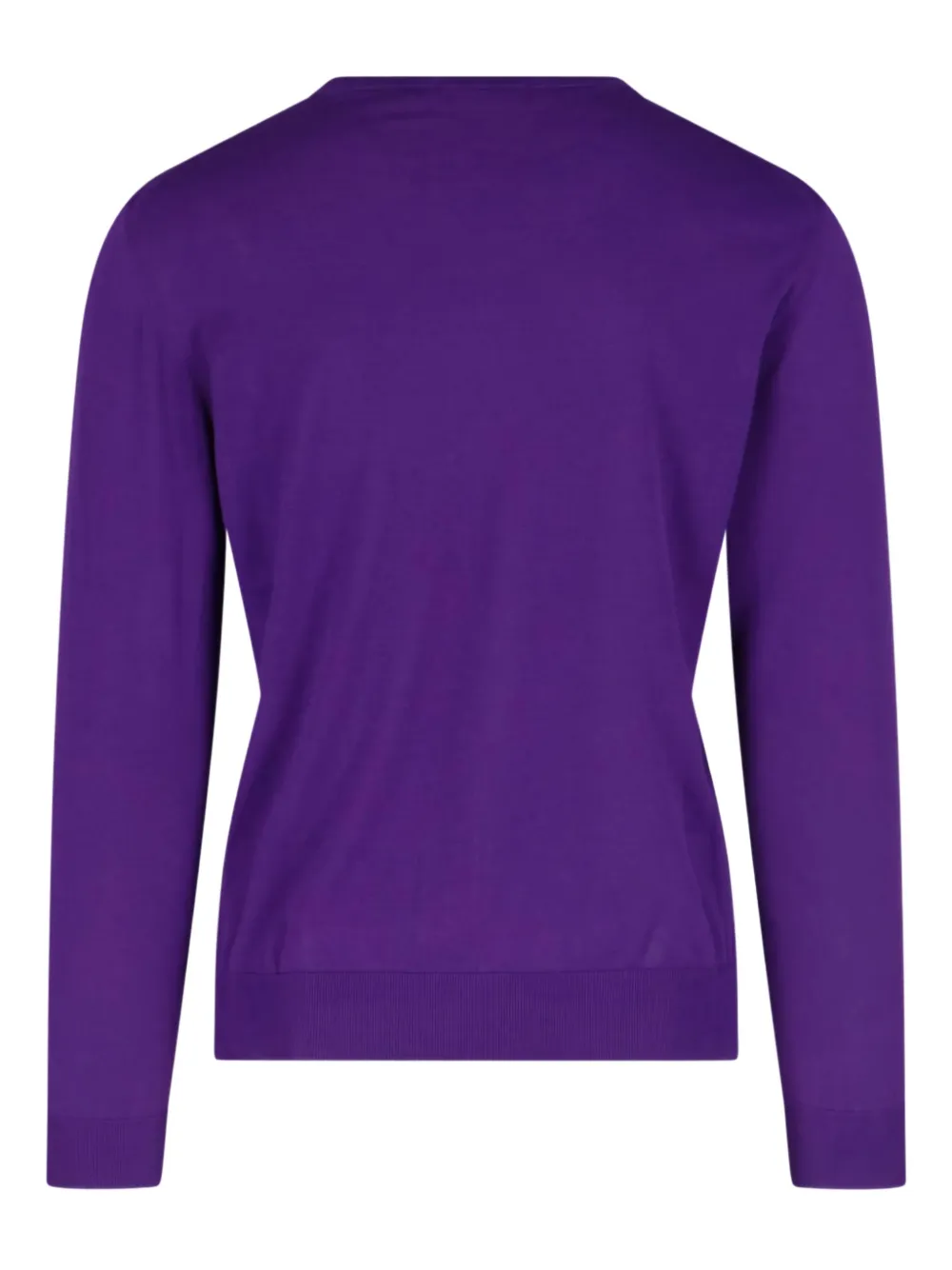 Drumohr v-neck long-sleeve T-shirt Paars