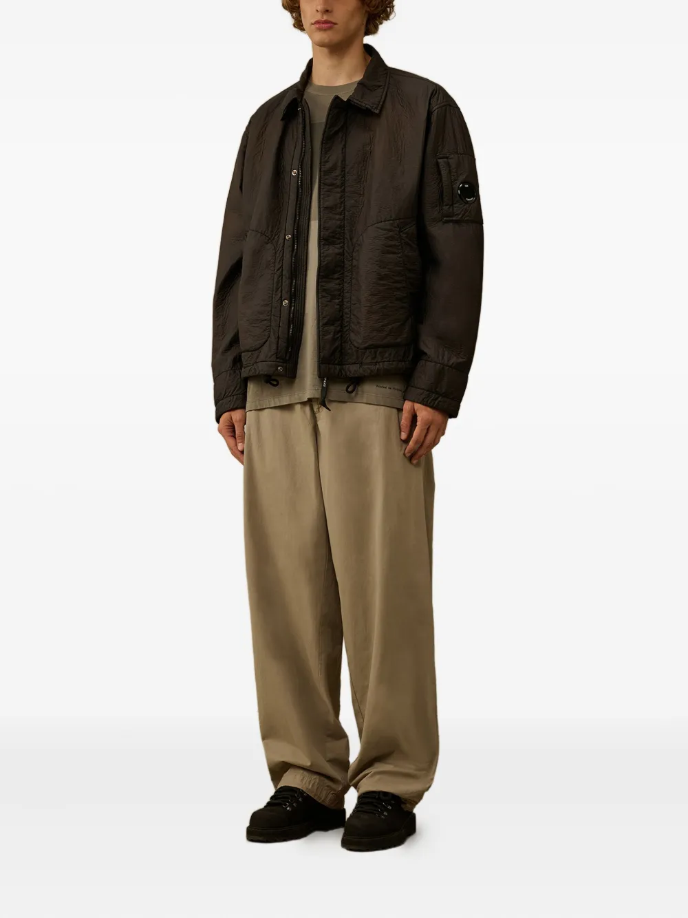 C.P. Company pocket panelled T-shirt Bruin