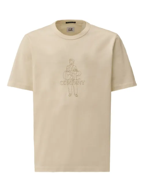 Sweat à broderies - C.P. Company - Modalova