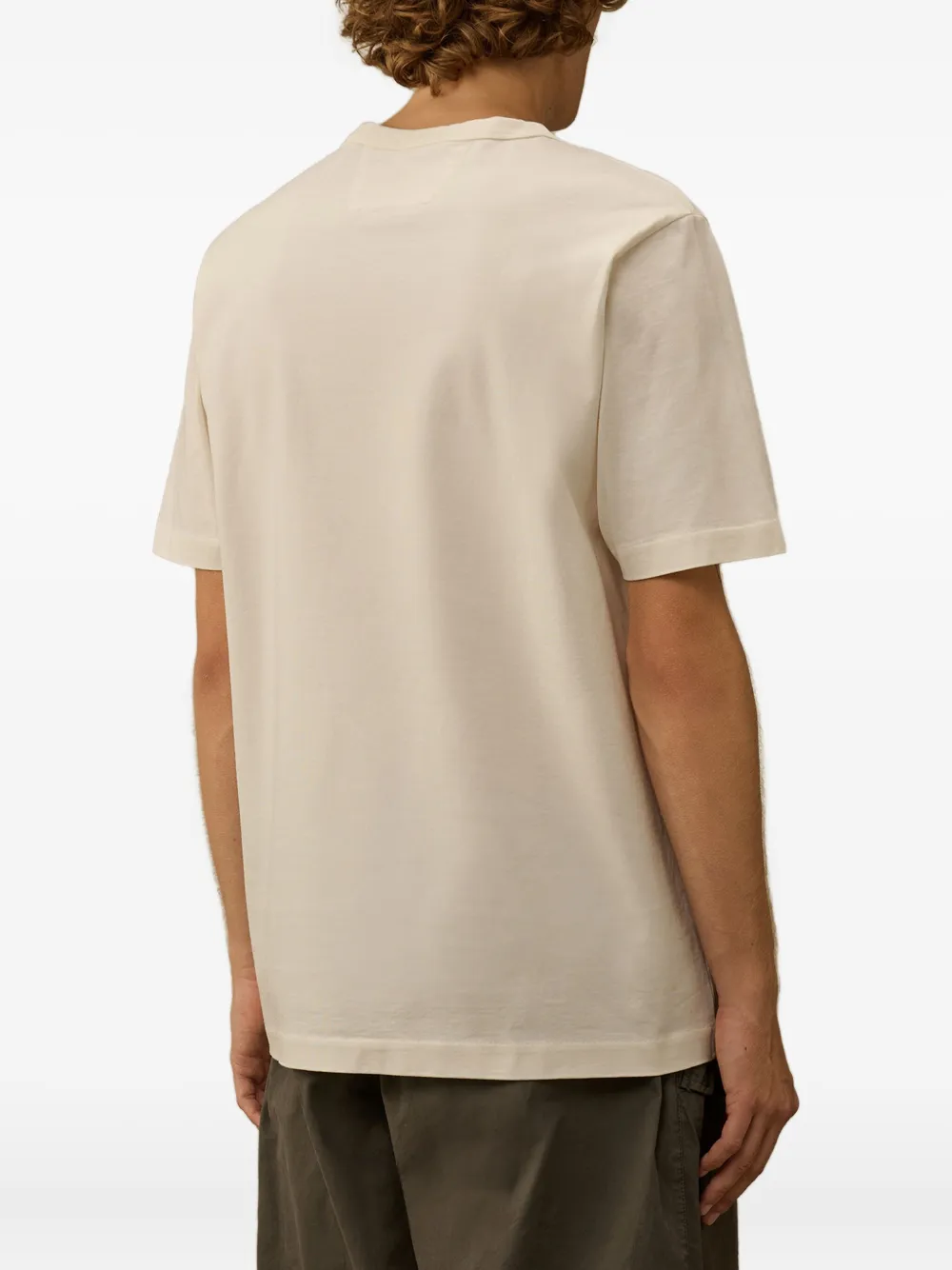C.P. Company figure-embroidered T-shirt Wit