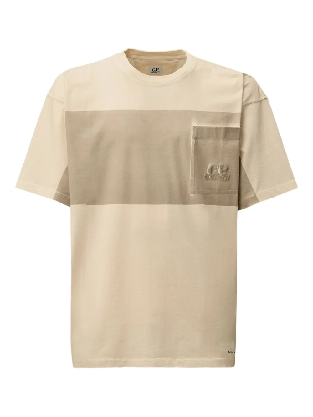 C.P. Company T-shirt met zak Beige