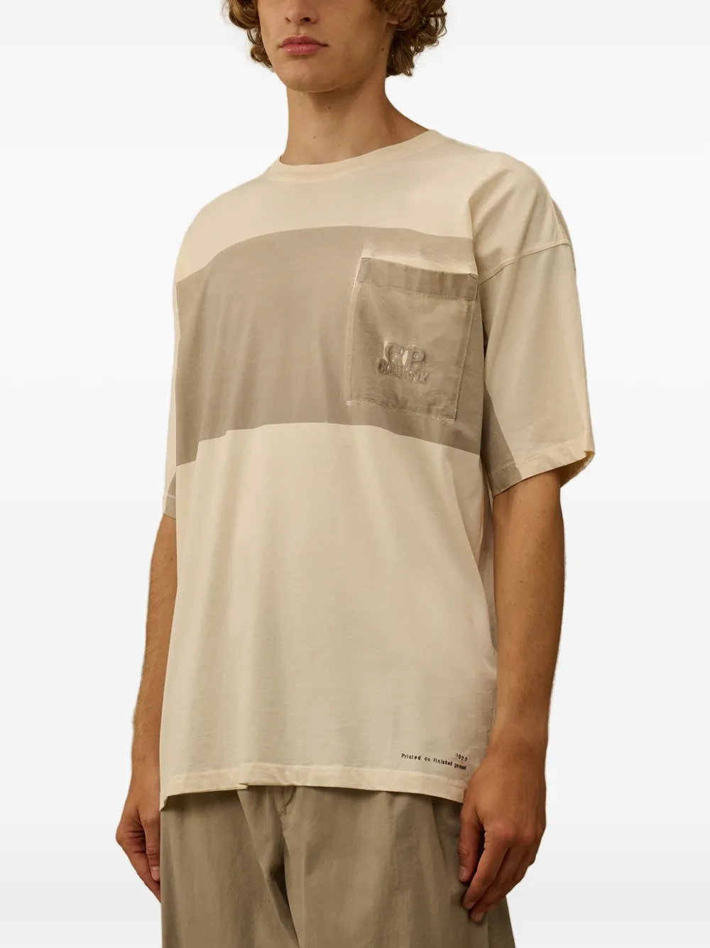 C.P. Company T-shirt met zak Beige