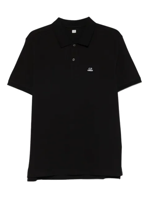 C.P. Company logo-detail polo shirt