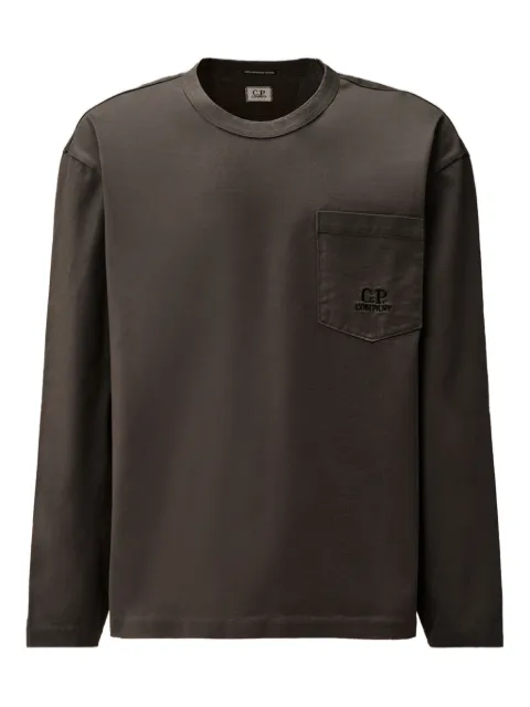 C.P. Company playera manga larga con bolsillo