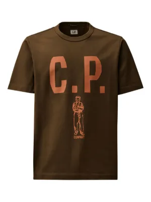 Tシャツ・カットソー C.P. Company FW24 T-SHIRT WITH LOGO (17CMTS031A 005100WM94) dc1eaa90-75e7-419b-9124-
