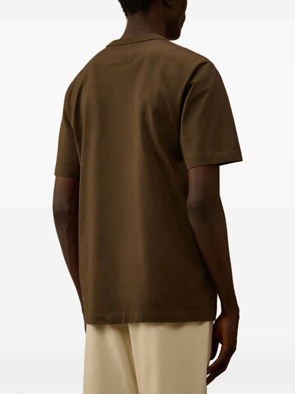 C.P. Company T-shirt met logoprint Groen