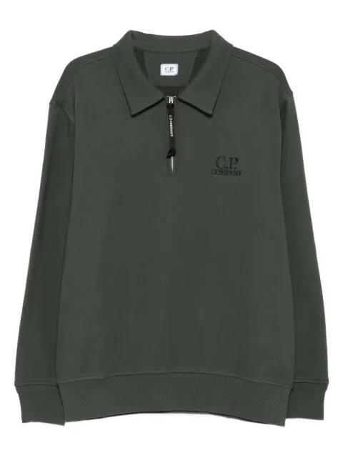 C.P. Company polo-neck zip-up sweatshirt