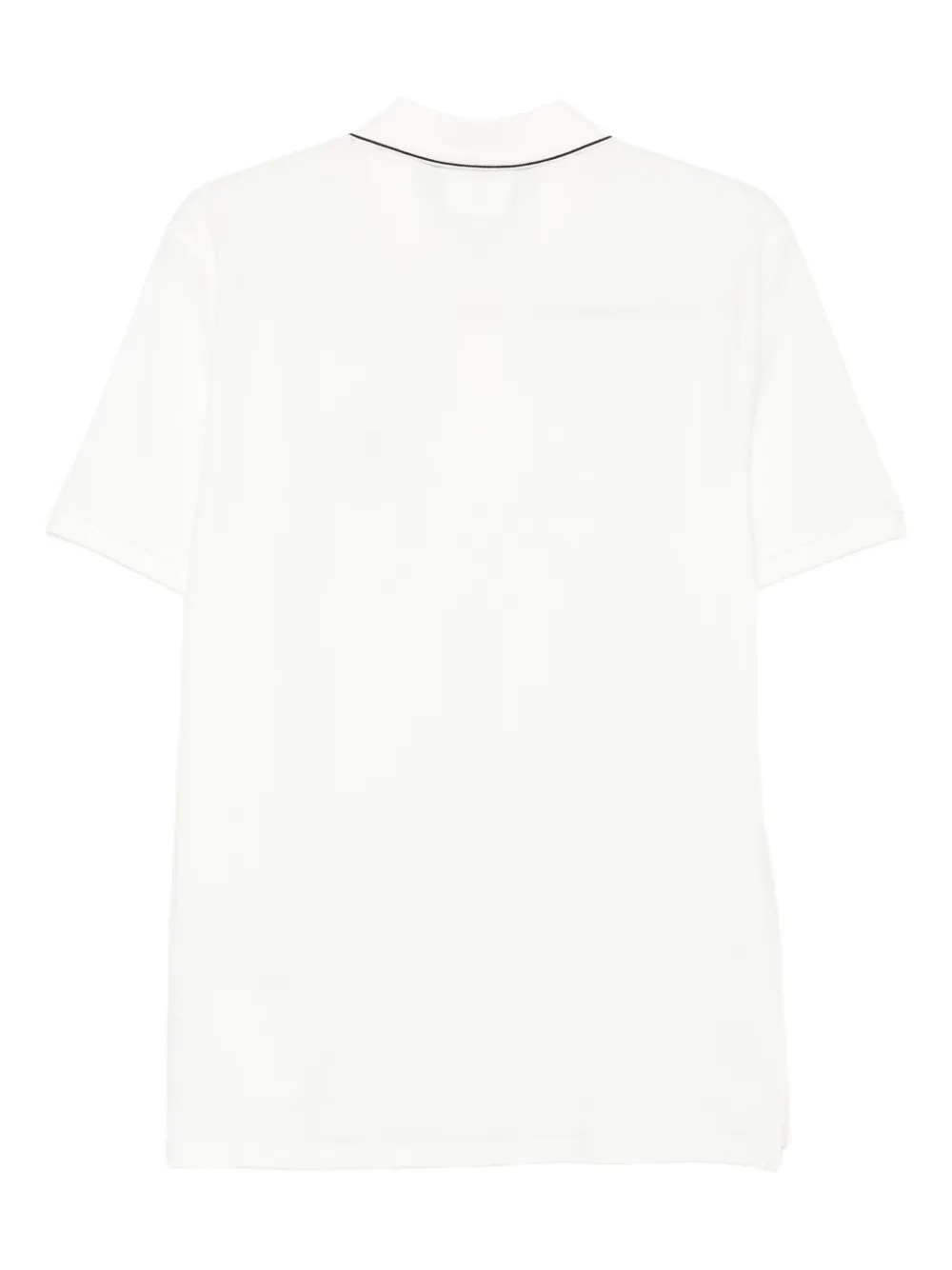C.P. Company contrasting-trim polo shirt - Beige