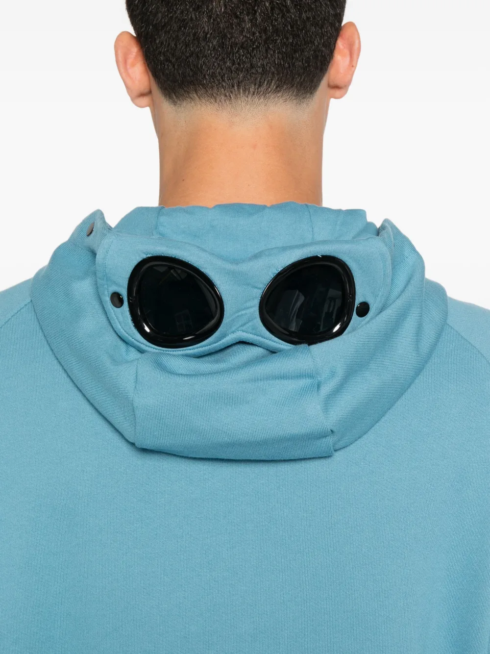 C.P. Company Hoodie met rits Blauw