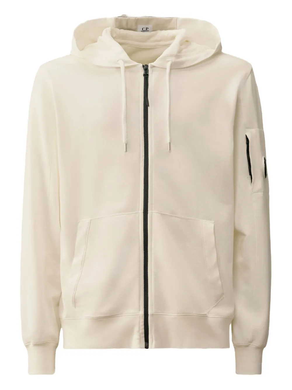 C.P. Company zip-up hoodie | White | Image 1
