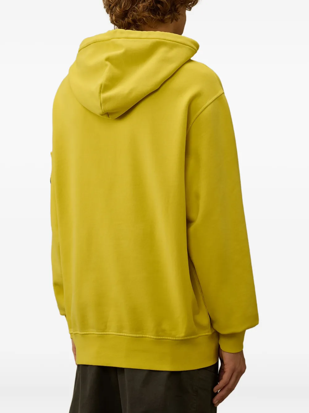 C.P. Company Hoodie met Lens-detail Geel