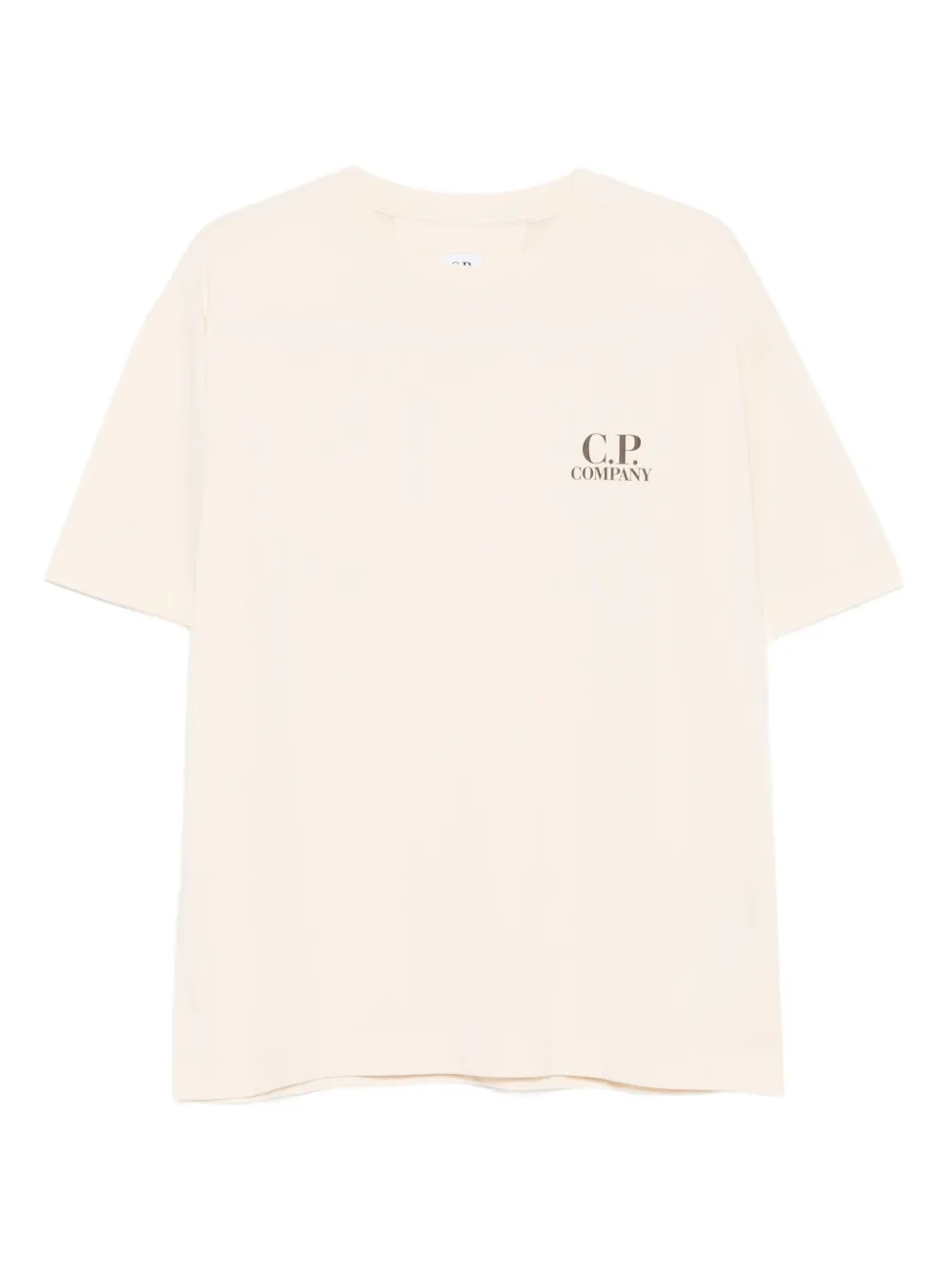 C.P. Company logo-print cotton T-shirt | Neutrals | Image 1