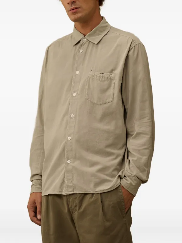 C.P. Company 2000 ストライプ コーデュロイシャツ | グレー | FARFETCH JP