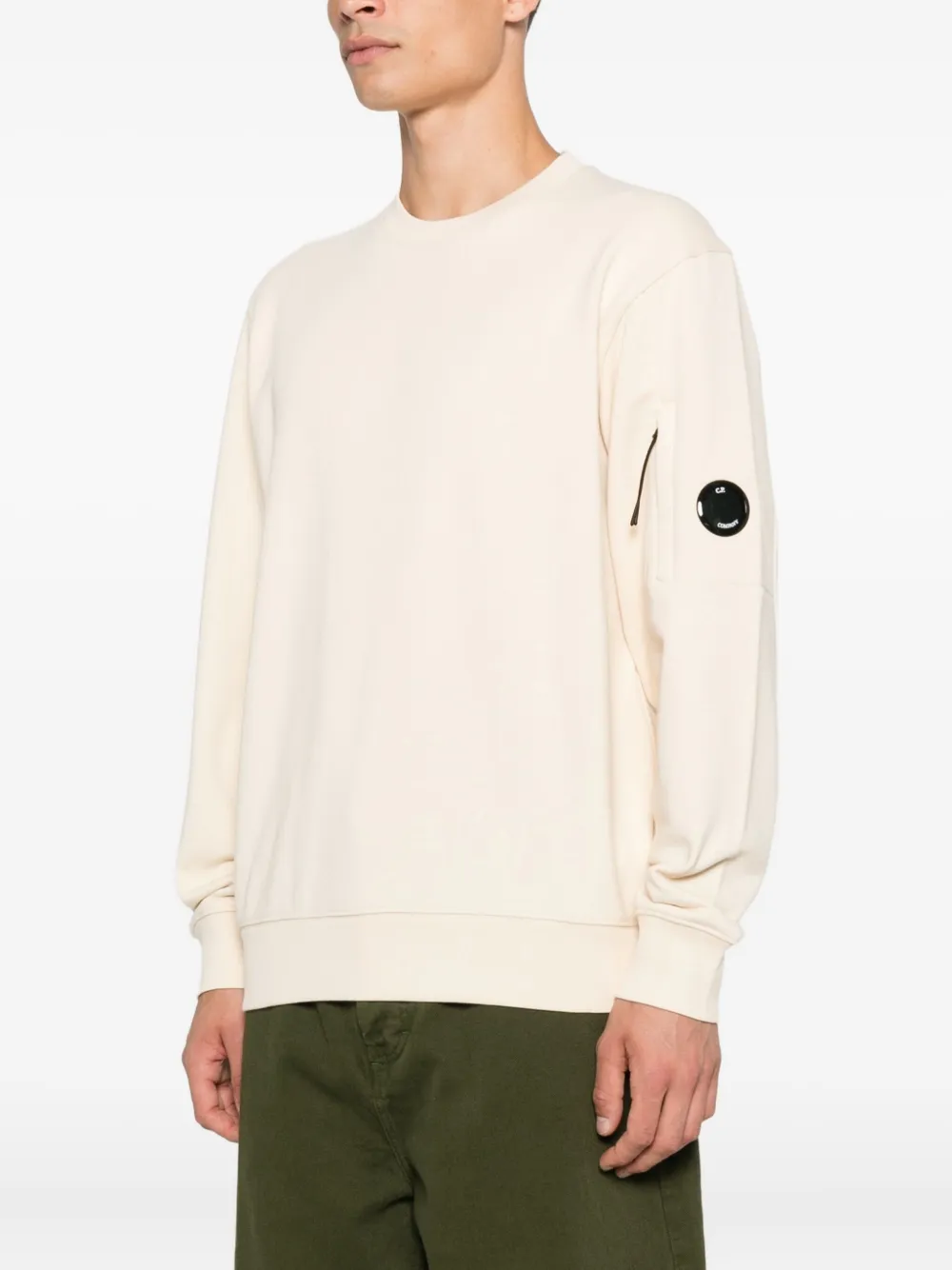 C.P. Company Sweater met ronde hals Beige
