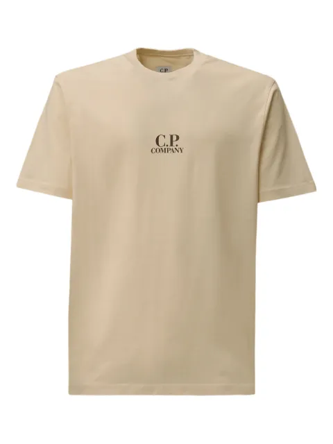 C.P. Company playera con logo estampado