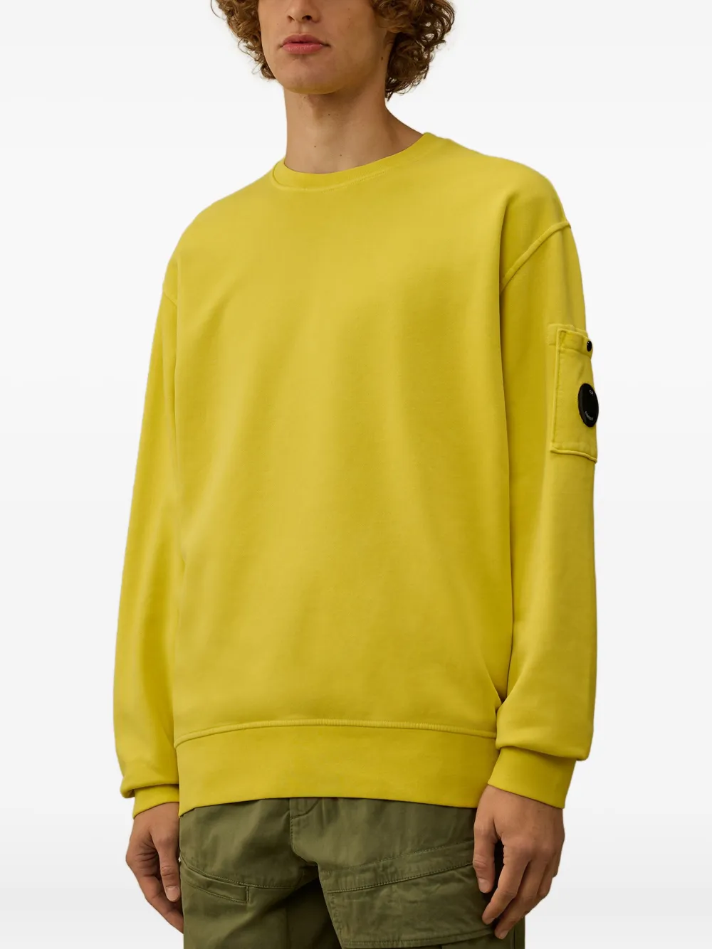 C.P. Company Sweater met Lens-zak Geel