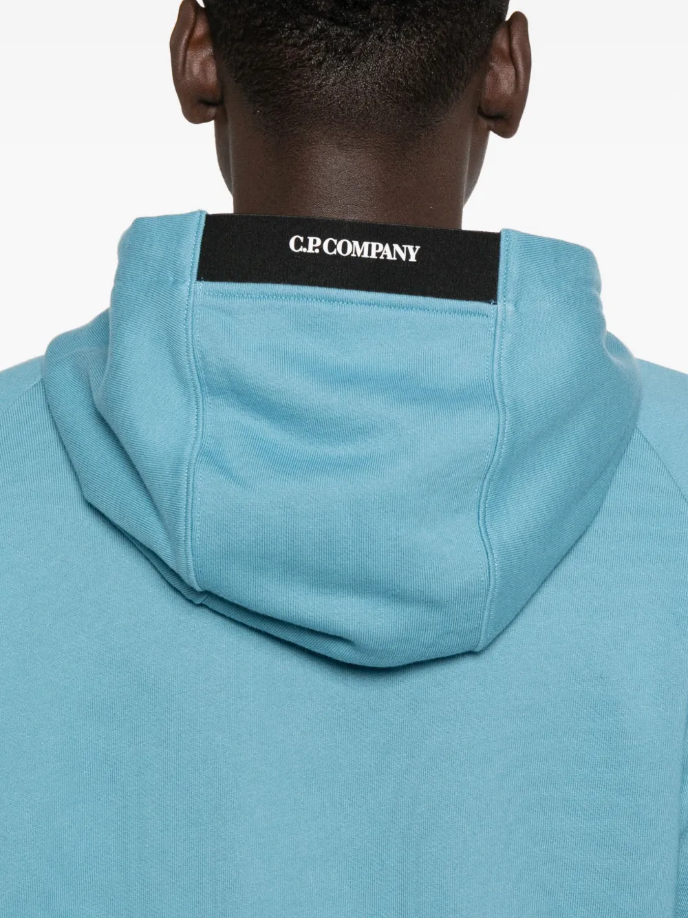 C.p. Company Zip-up Hoodie In Blue