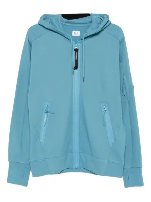 C.P. ゴーグル付きライトブルーパーカー C.P. Company ゴーグルディテール パーカー | ブルー | FARFETCH JP