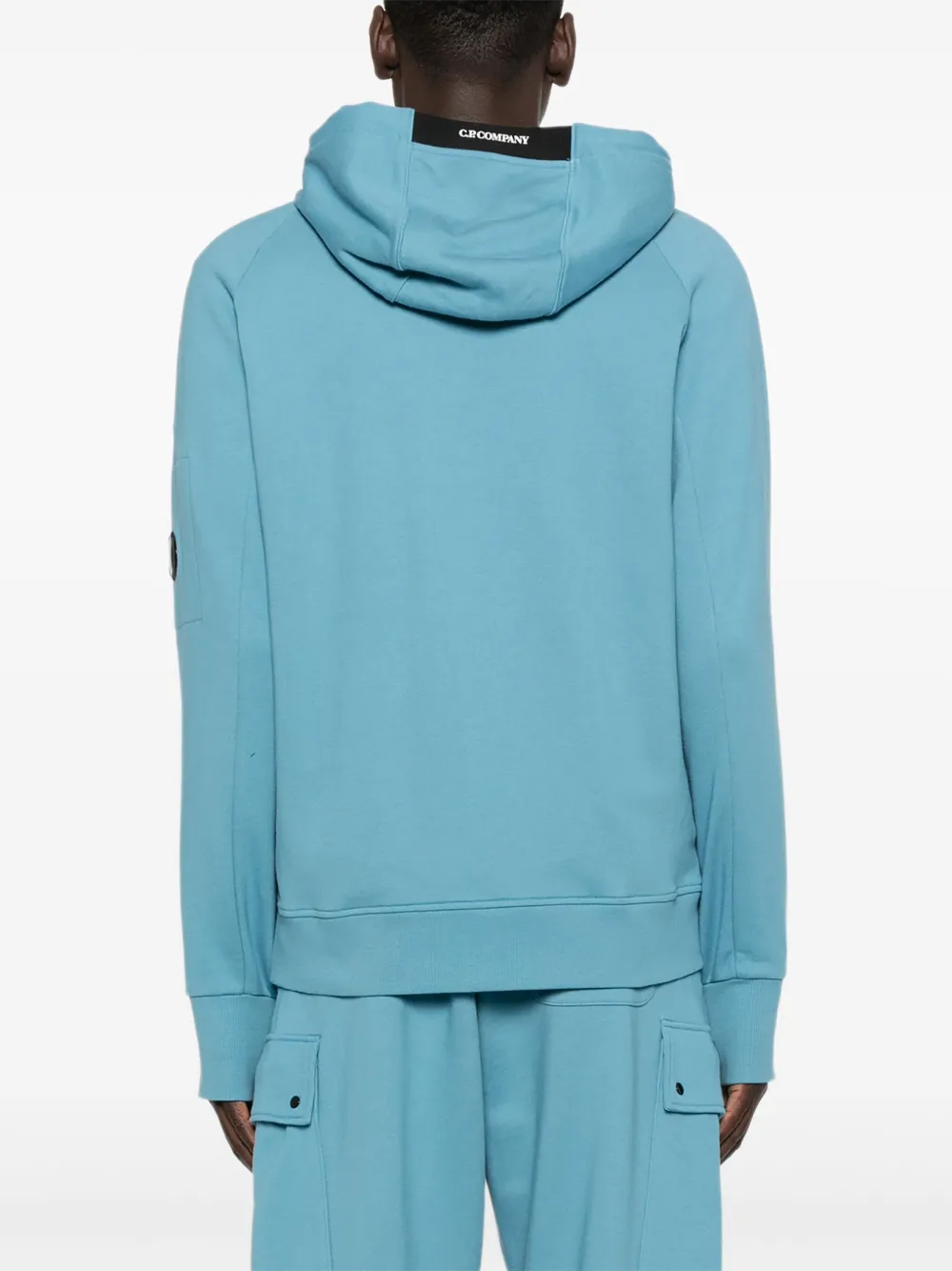 C.p. Company Zip-up Hoodie In Blue