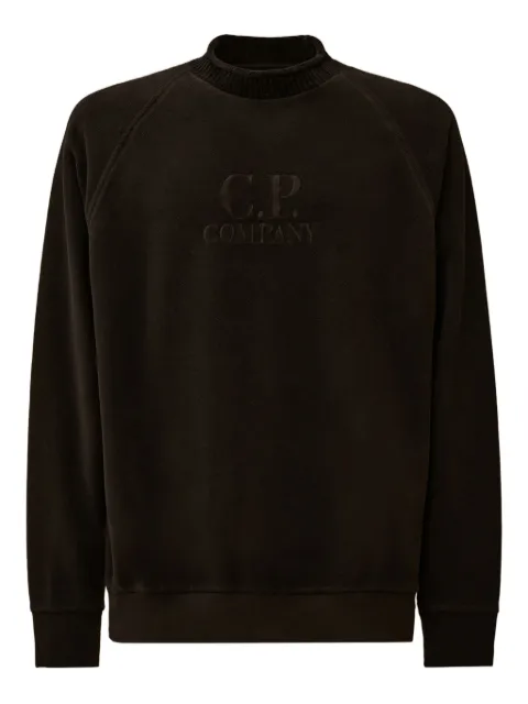 C.P. Company embroidered-logo crew-neck sweater