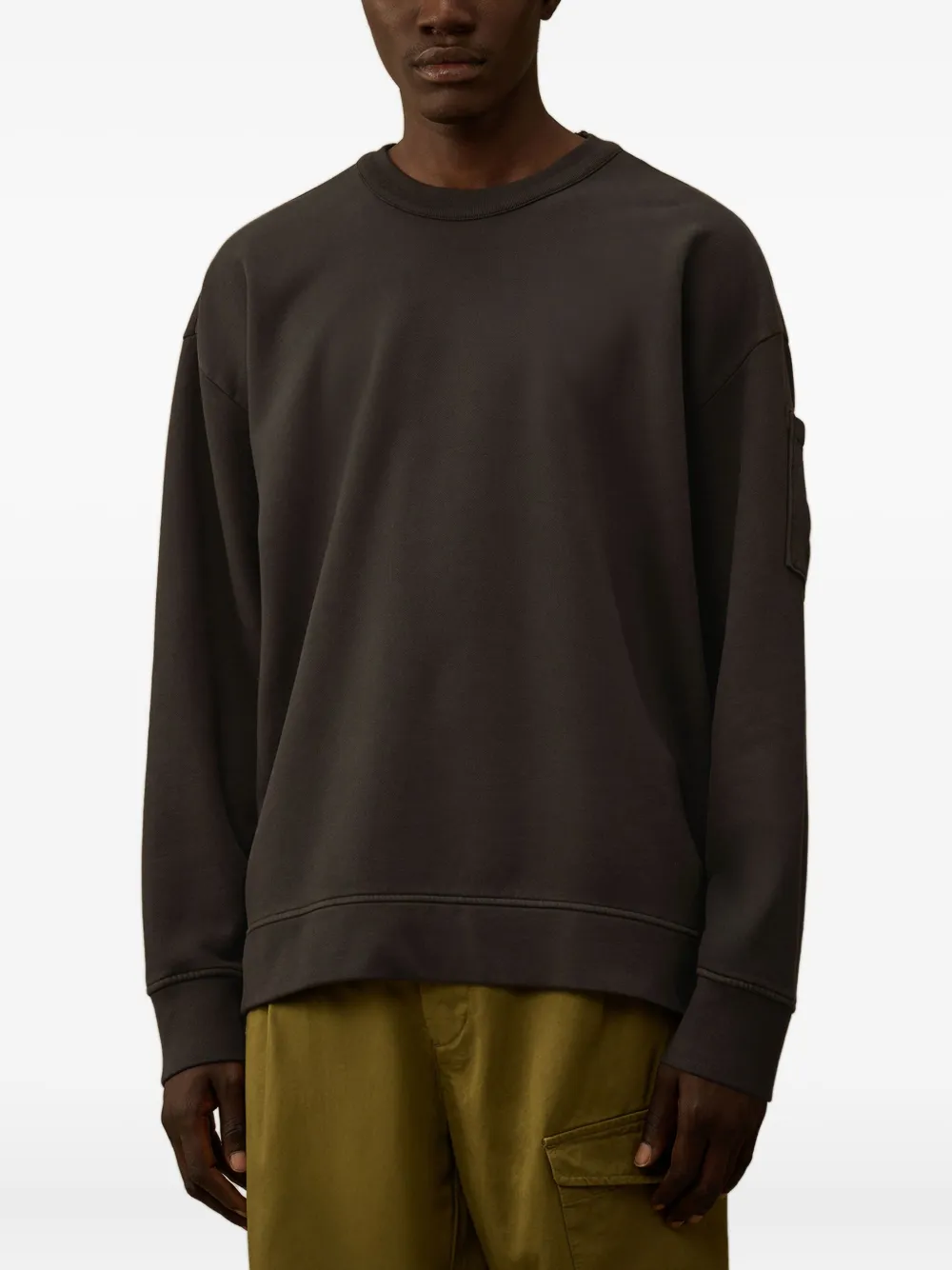 C.P. Company Katoenen sweater Grijs